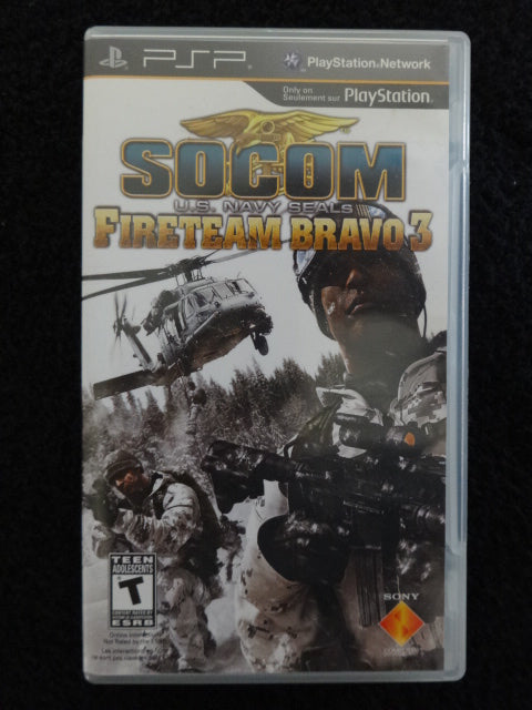 SOCOM: U.S. Navy SEALs: Fireteam Bravo 3 Value - GoCollect  (playstation-portable-psp-socom-us-navy-seals-fireteam-bravo-3 )