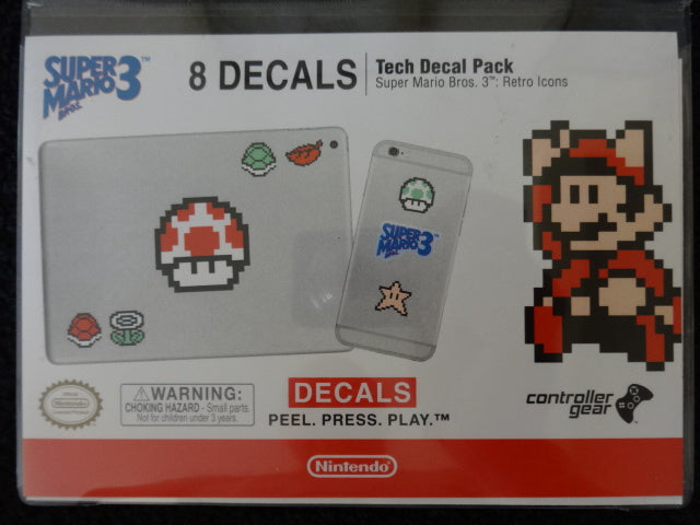 Super Mario Bros. Retro Icons Tech Decals – Many Cool Things