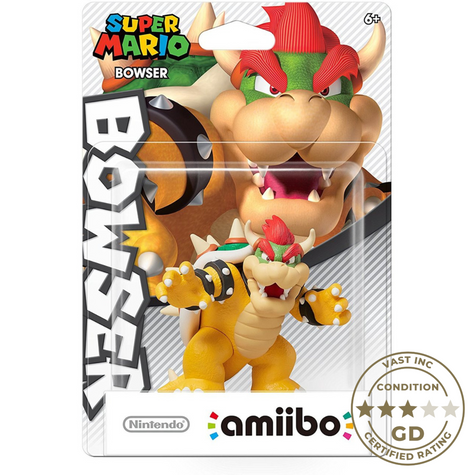 amiibo: Super Mario Series - Bowser -- Condition: Good