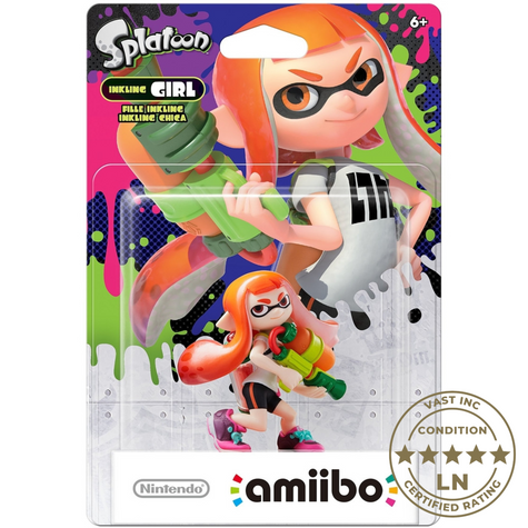 amiibo: Splatoon Series - Inkling Girl -- Condition: Like New