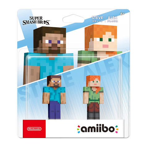 amiibo: Super Smash Bros Series - Steve + Alex (2-pack)