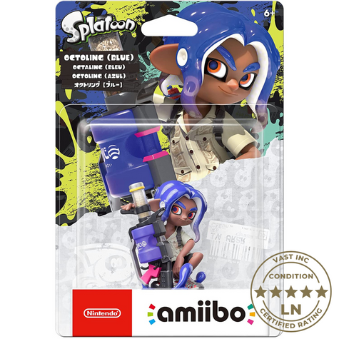 amiibo: Splatoon Series - Octoling (Blue) -- Condition: Like New