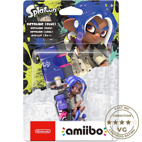 amiibo: Splatoon Series - Octoling (Blue) -- Condition: Very Good