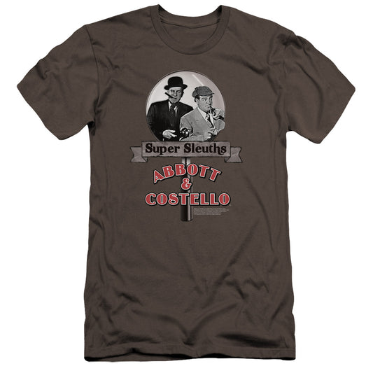 ABBOTT AND COSTELLO : SUPER SLEUTHS PREMIUM CANVAS ADULT SLIM FIT 30\1 CHARCOAL 2X