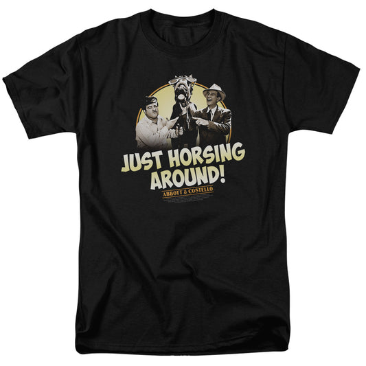 ABBOTT AND COSTELLO : HORSING AROUND S\S ADULT 18\1 BLACK MD