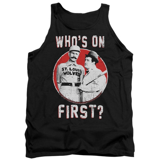 ABBOTT AND COSTELLO : FIRST ADULT TANK Black 2X