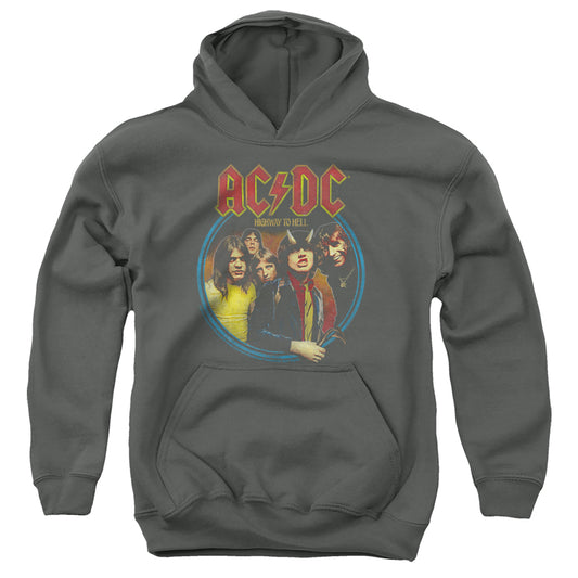AC\DC : HIGHWAY TO HELL YOUTH PULL-OVER HOODIE Charcoal LG