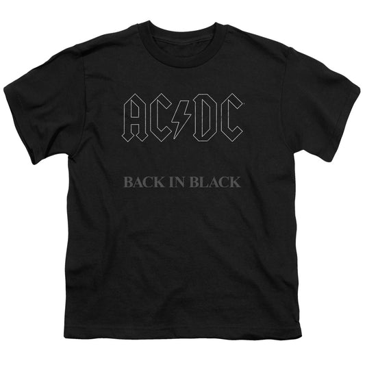 AC\DC : BACK IN BLACK S\S YOUTH 18\1 Black LG