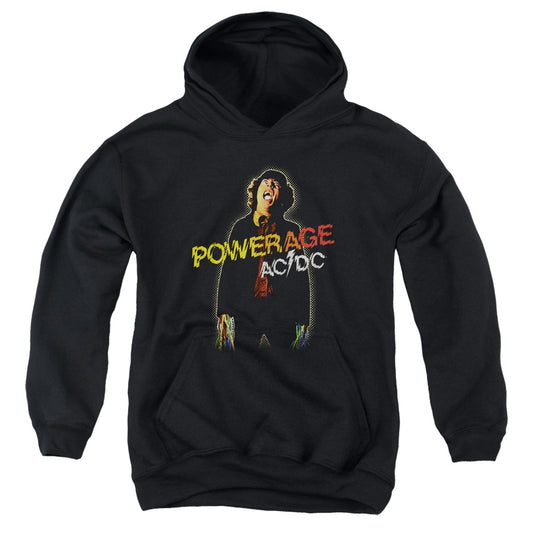 AC\DC : POWERAGE YOUTH PULL-OVER HOODIE Black MD