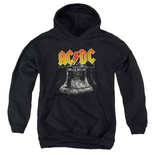 AC\DC : HELLS BELLS YOUTH PULL-OVER HOODIE Black MD