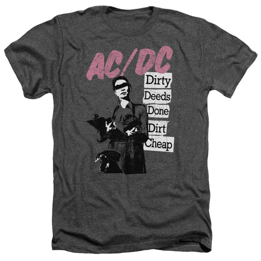 AC\DC : DIRTY DEEDS ADULT HEATHER Charcoal 2X