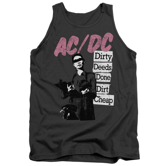 AC\DC : DIRTY DEEDS ADULT TANK Charcoal SM