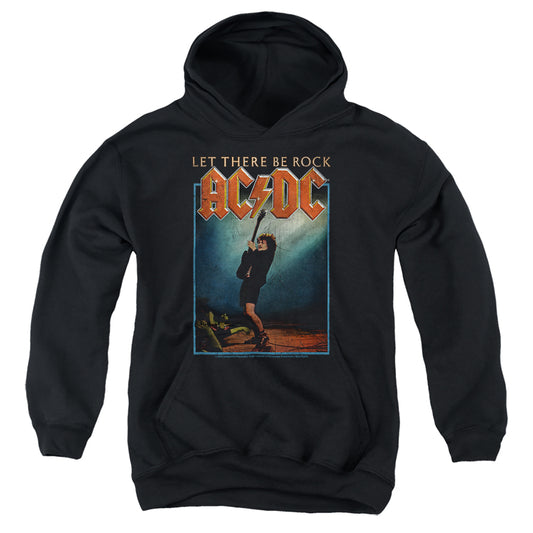AC\DC : LET THERE BE ROCK YOUTH PULL-OVER HOODIE Black LG
