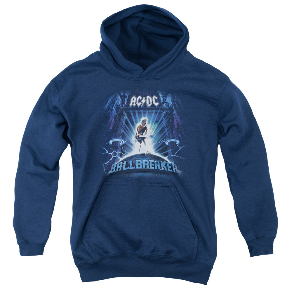 AC\DC : BALLBREAKER YOUTH PULL-OVER HOODIE Navy MD