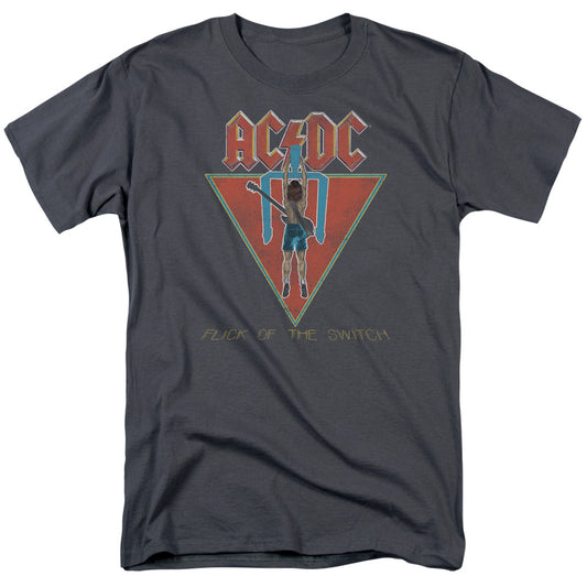 AC\DC : FLICK OF THE SWITCH S\S ADULT 18\1 Charcoal XL