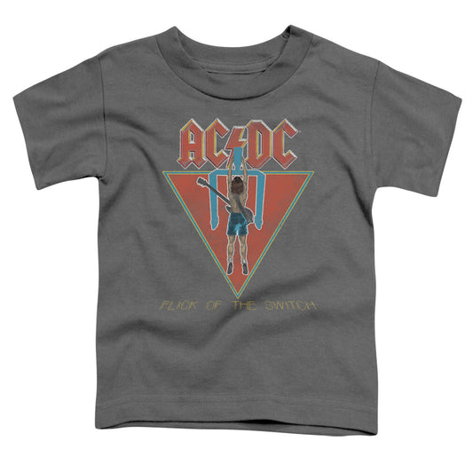 AC\DC : FLICK OF THE SWITCH TODDLER SHORT SLEEVE Charcoal XL (5T)