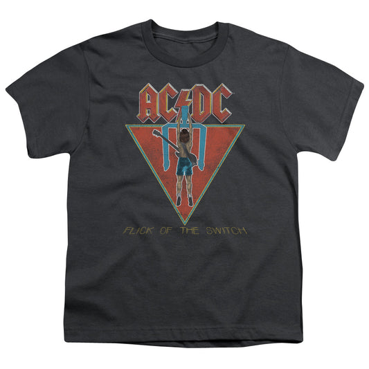 AC\DC : FLICK OF THE SWITCH S\S YOUTH 18\1 Charcoal XL