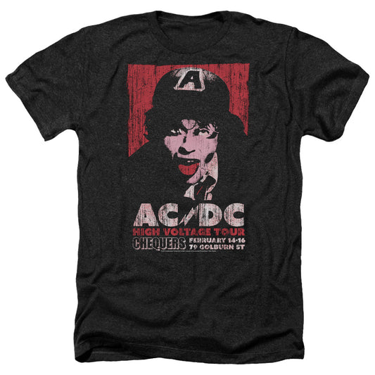 AC\DC : HIGH VOLTAGE LIVE 1975 ADULT HEATHER Black LG