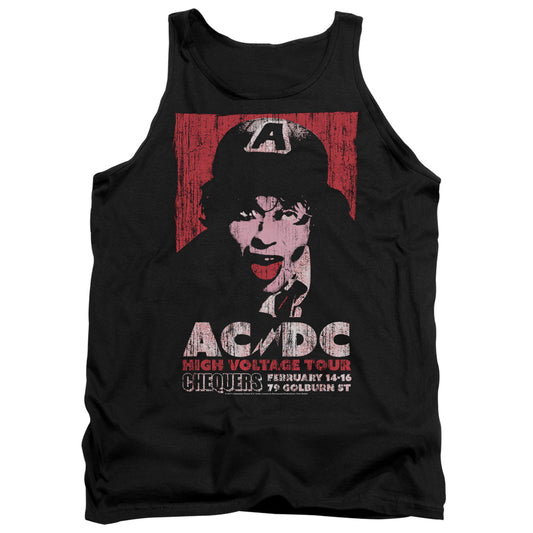 AC\DC : HIGH VOLTAGE LIVE 1975 ADULT TANK Black XL