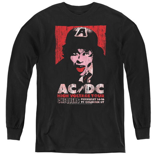 AC\DC : HIGH VOLTAGE LIVE 1975 L\S YOUTH BLACK LG