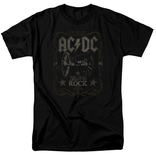 AC\DC : ROCK LABEL S\S ADULT 18\1 Black 2X