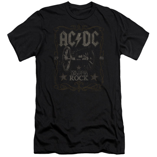 AC\DC : ROCK LABEL PREMIUM CANVAS ADULT SLIM FIT 30\1 Black XL
