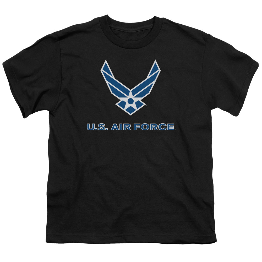 AIR FORCE : LOGO S\S YOUTH 18\1 Black LG
