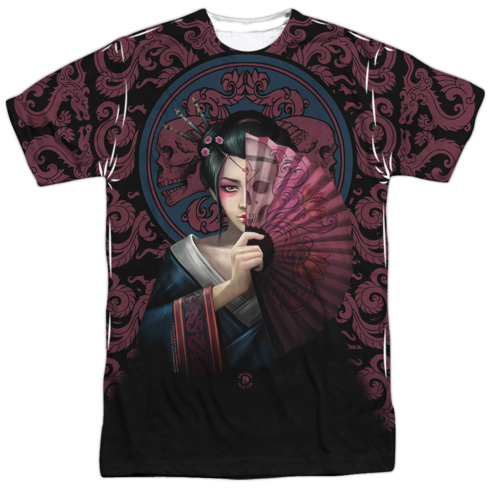 ANNE STOKES GEISHA SKULL (FRONT BACK PRINT)