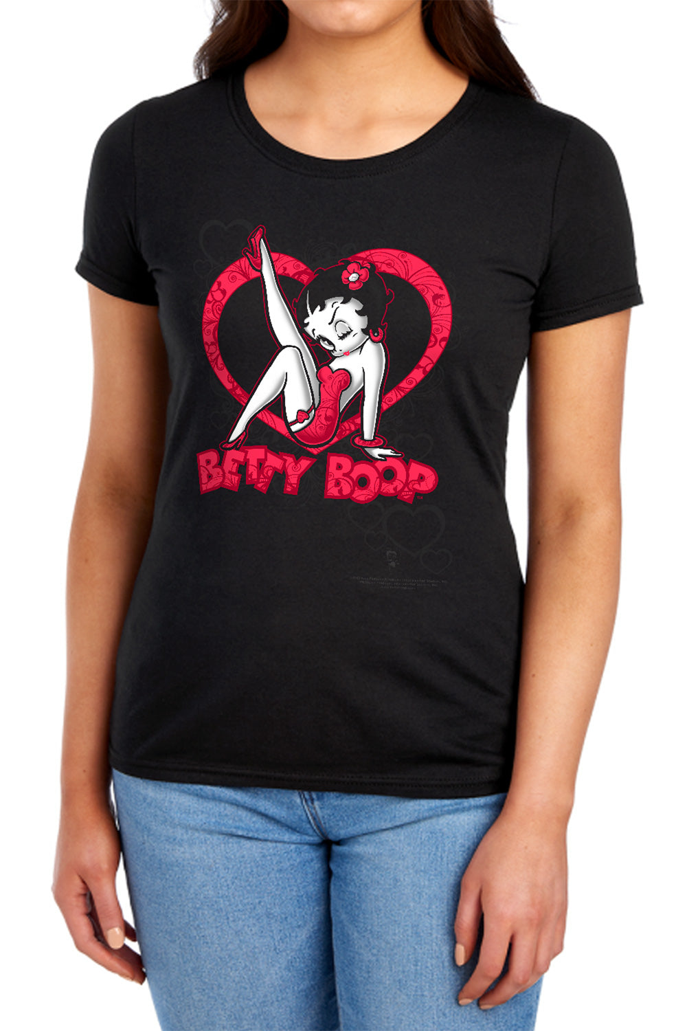 BETTY BOOP SCROLLING HEARTS