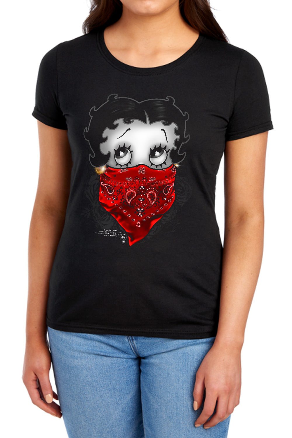 BETTY BOOP BANDANA AND ROSES