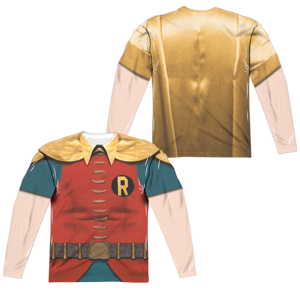 BATMAN CLASSIC TV ROBIN COSTUME (FRONT BACK PRINT)