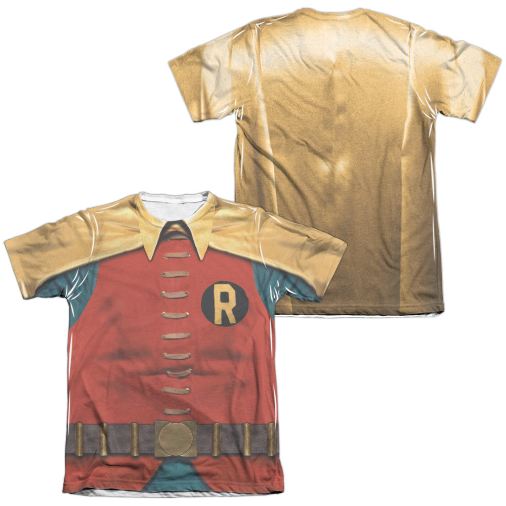 BATMAN CLASSIC TV ROBIN COSTUME (FRONT BACK PRINT)