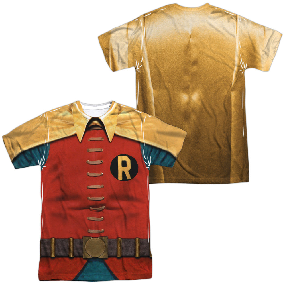 BATMAN CLASSIC TV ROBIN COSTUME (FRONT BACK PRINT)