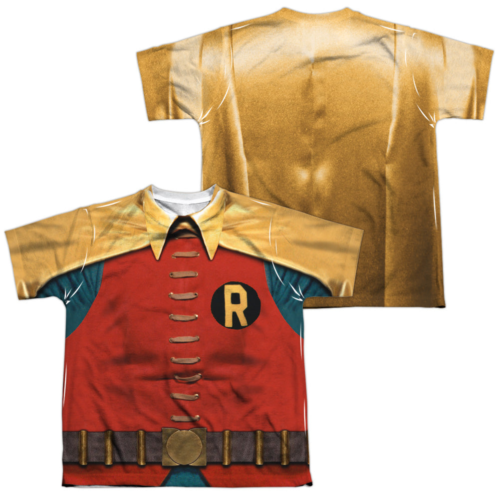 BATMAN CLASSIC TV ROBIN COSTUME (FRONT BACK PRINT)