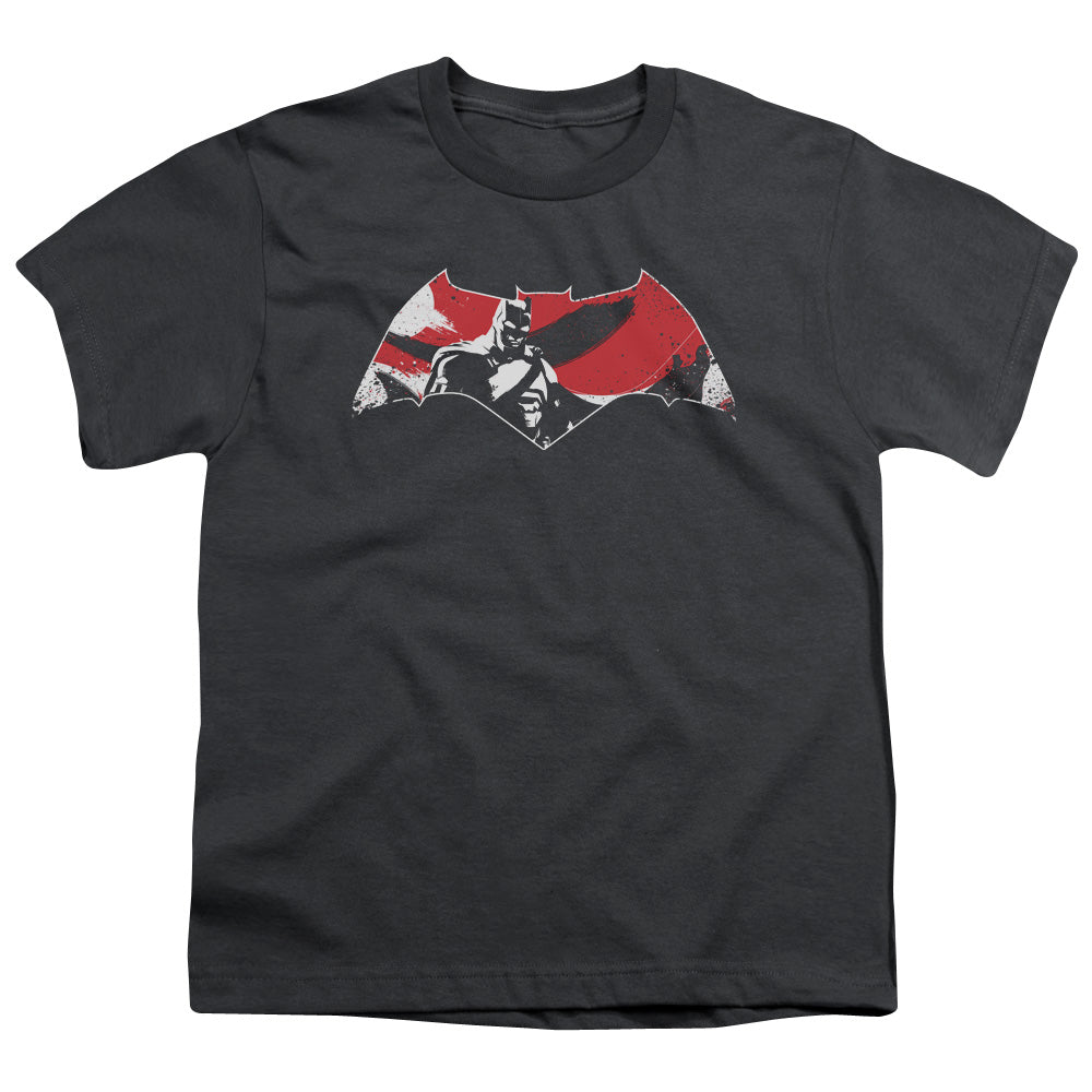 BATMAN V SUPERMAN ARMOR SPLATTER LOGO