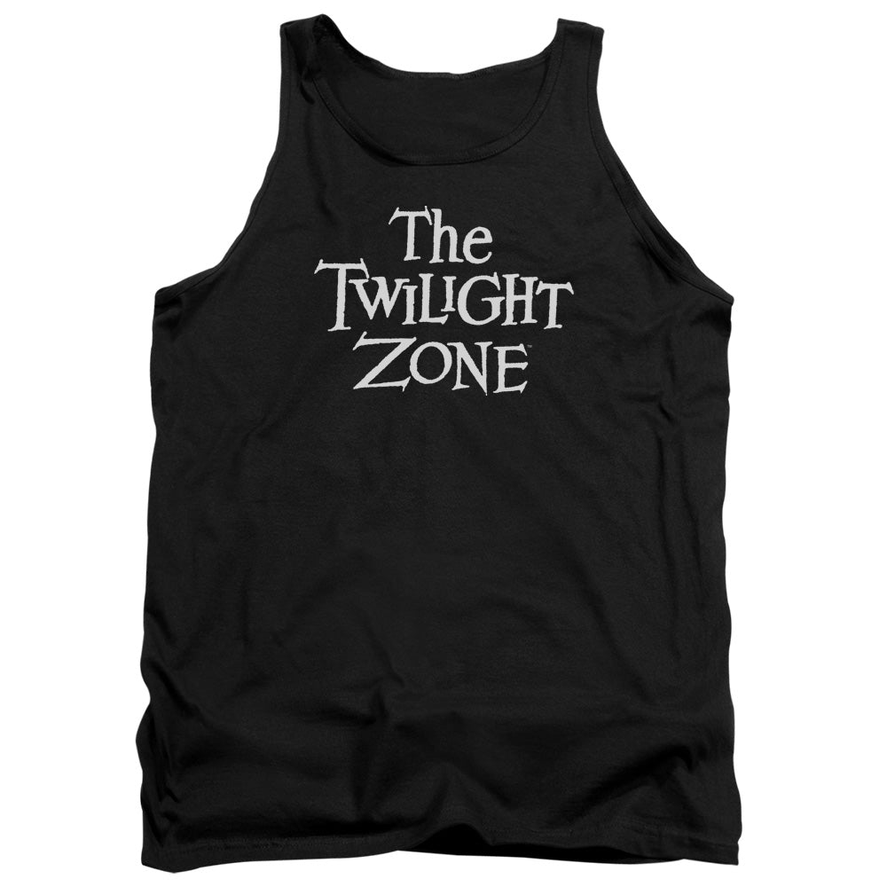 TWILIGHT ZONE : LOGO ADULT TANK BLACK 2X