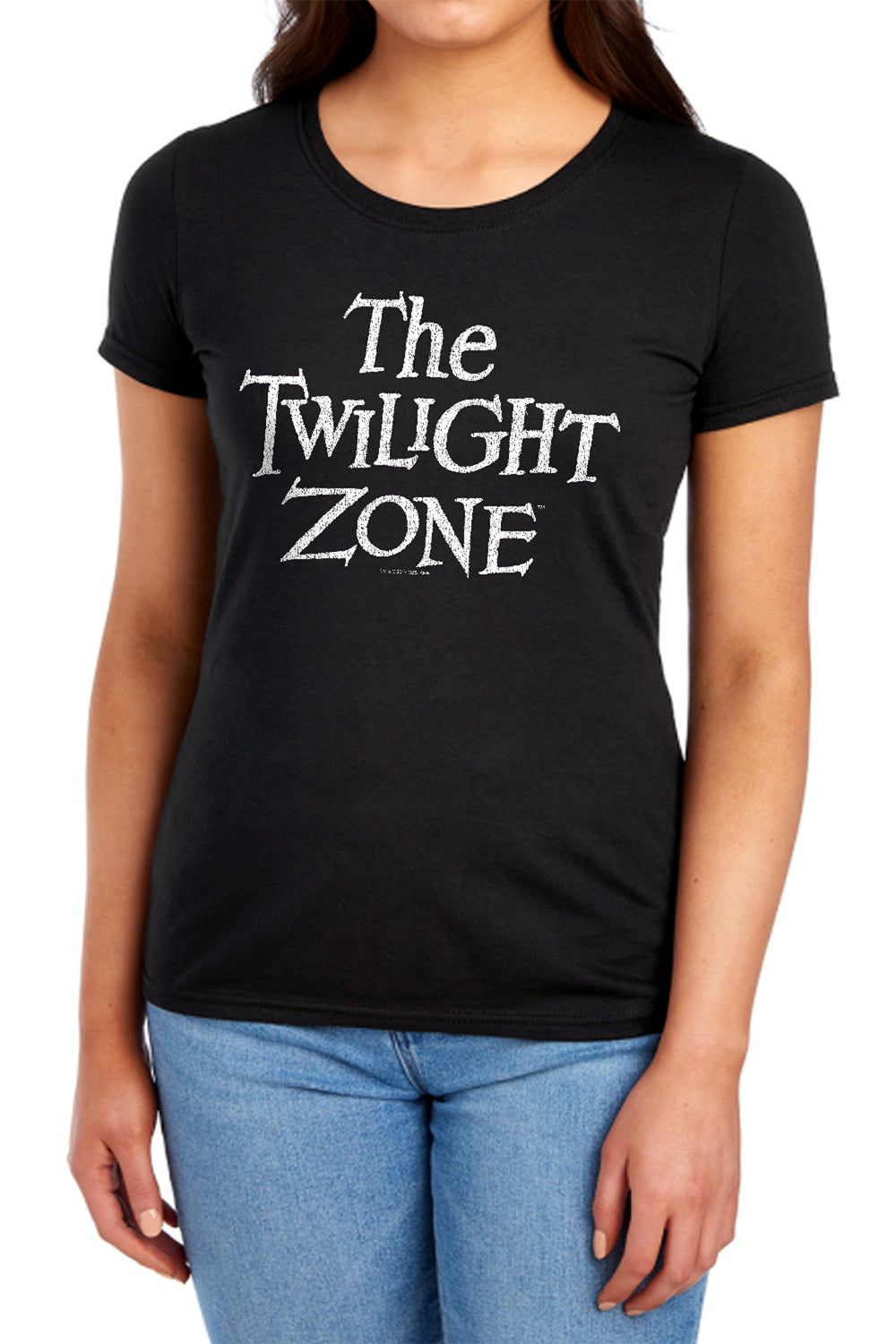 TWILIGHT ZONE : LOGO S\S WOMENS TEE BLACK 2X