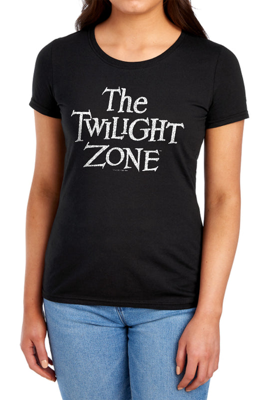 TWILIGHT ZONE : LOGO S\S WOMENS TEE BLACK SM