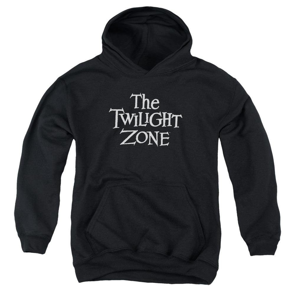 TWILIGHT ZONE : LOGO YOUTH PULL OVER HOODIE BLACK LG