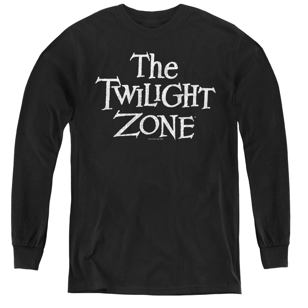 TWILIGHT ZONE : LOGO L\S YOUTH BLACK LG