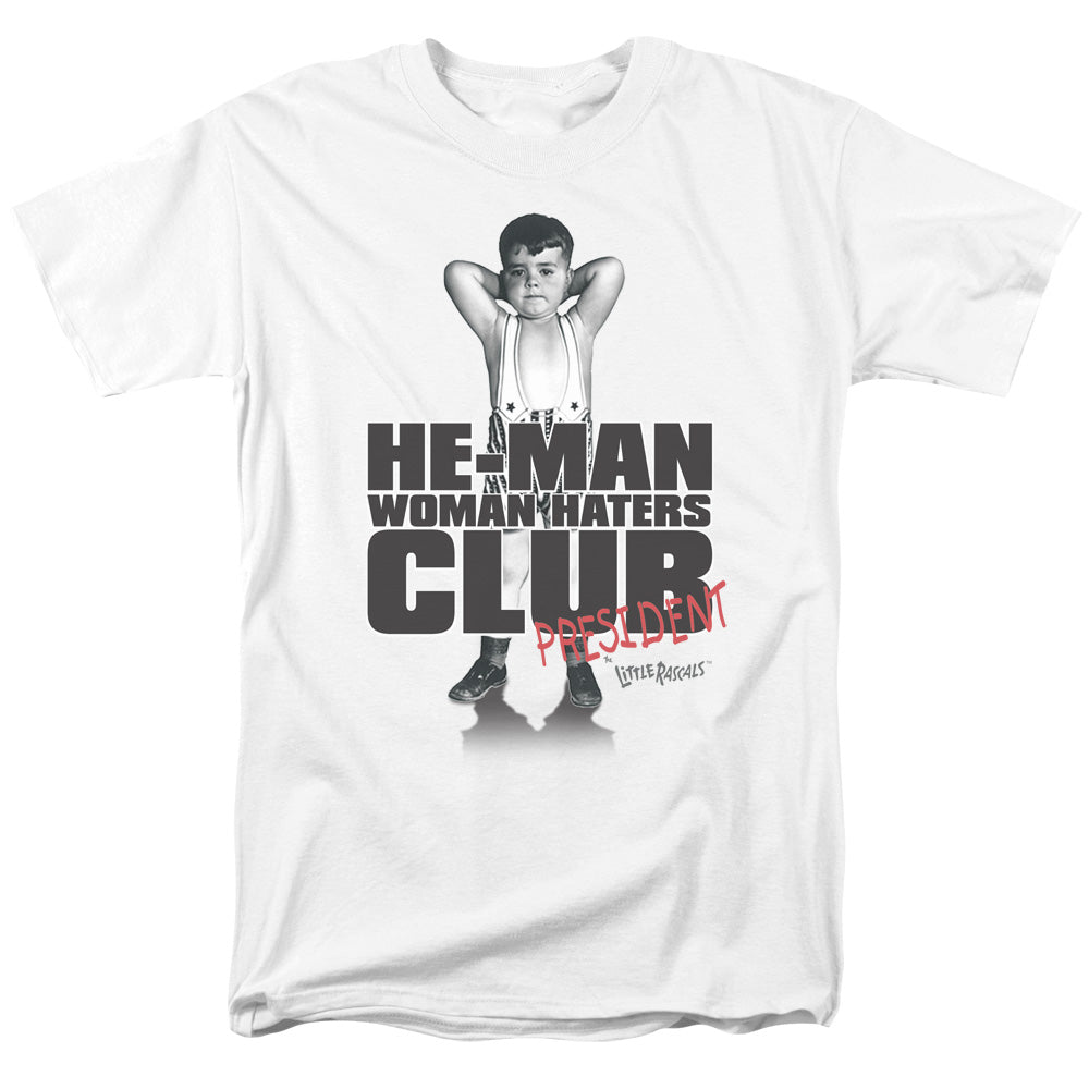 LITTLE RASCALS : CLUB PRESIDENT S\S ADULT 18\1 WHITE 2X