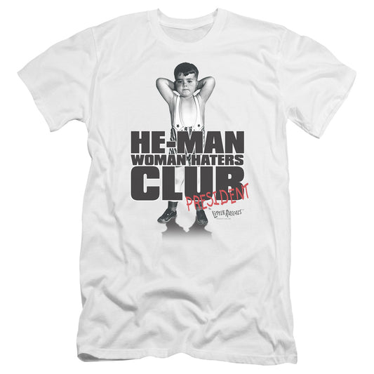 LITTLE RASCALS : CLUB PRESIDENT PREMIUM CANVAS ADULT SLIM FIT 30\1 WHITE 2X