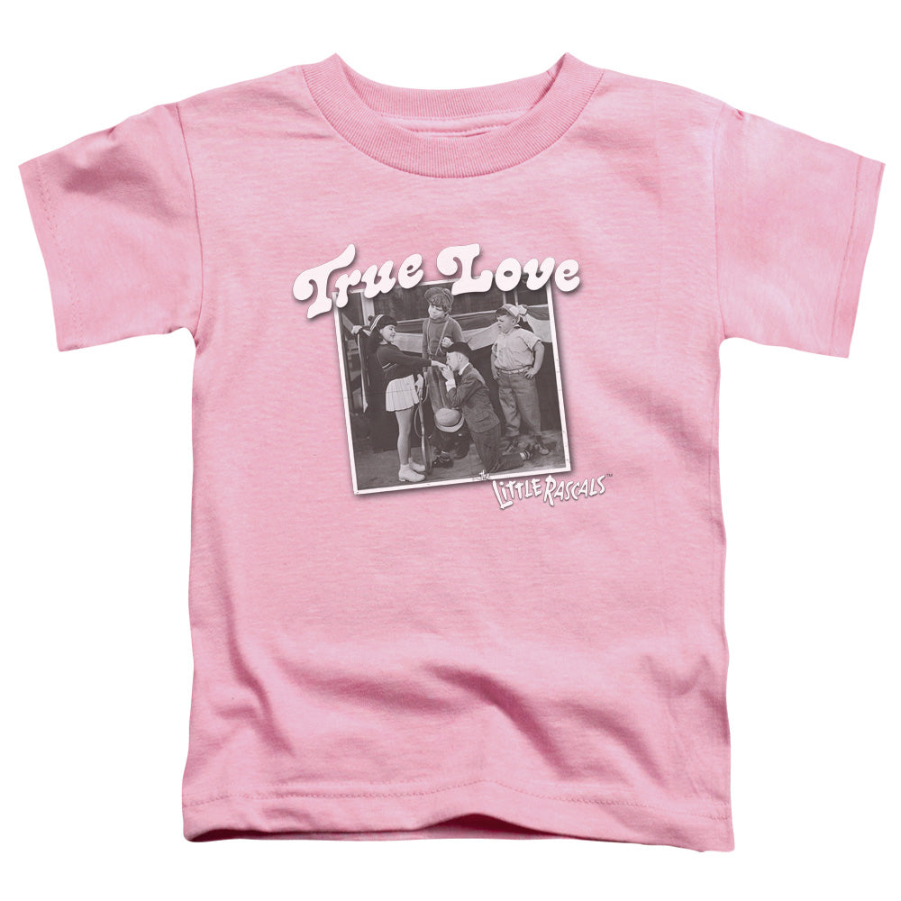 LITTLE RASCALS : TRUE LOVE S\S TODDLER TEE Pink LG (4T)