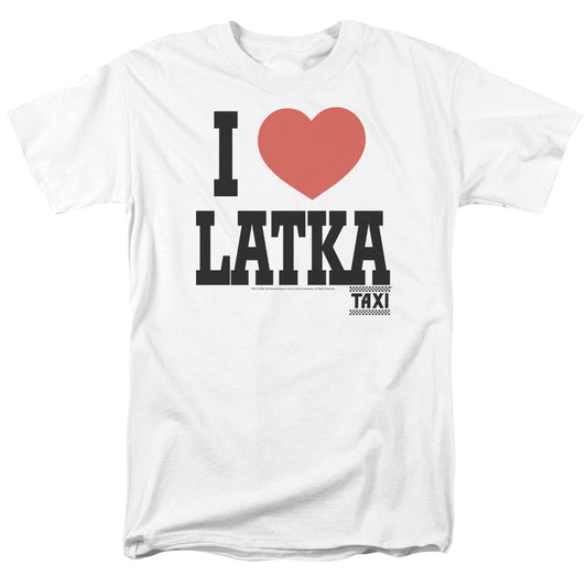 TAXI : I HEART LATKA S\S ADULT 18\1 WHITE XL