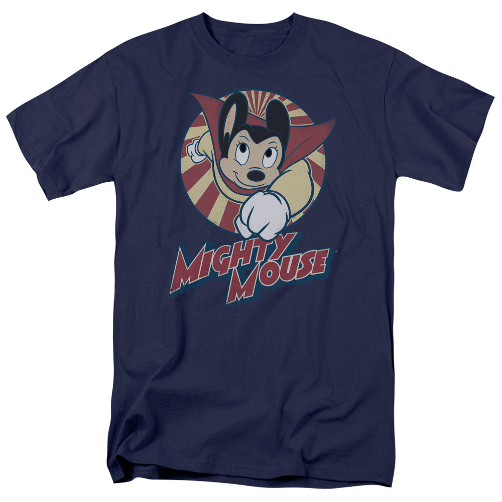 MIGHTY MOUSE : THE ONE THE ONLY S\S ADULT 18\1 NAVY 2X