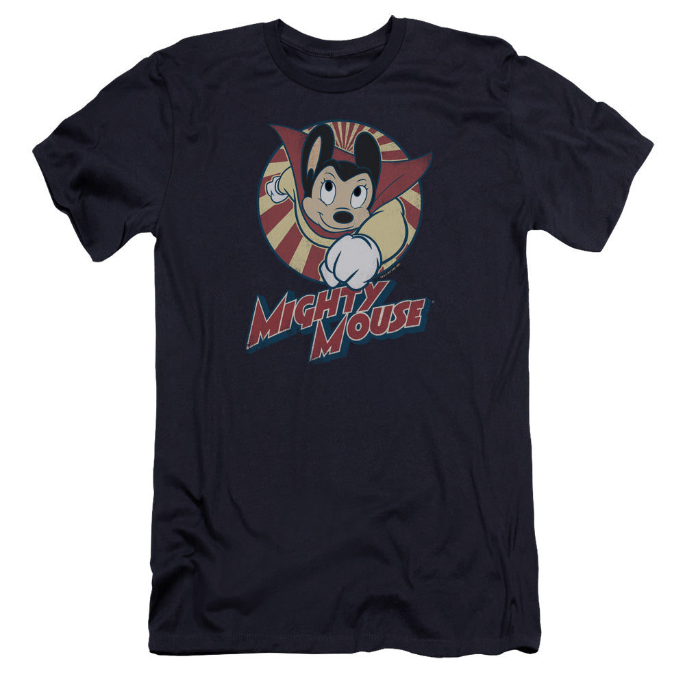 MIGHTY MOUSE : THE ONE THE ONLY PREMIUM CANVAS ADULT SLIM FIT 30\1 NAVY 2X