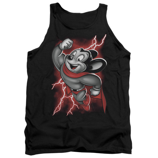 MIGHTY MOUSE : MIGHTY STORM ADULT TANK BLACK 2X