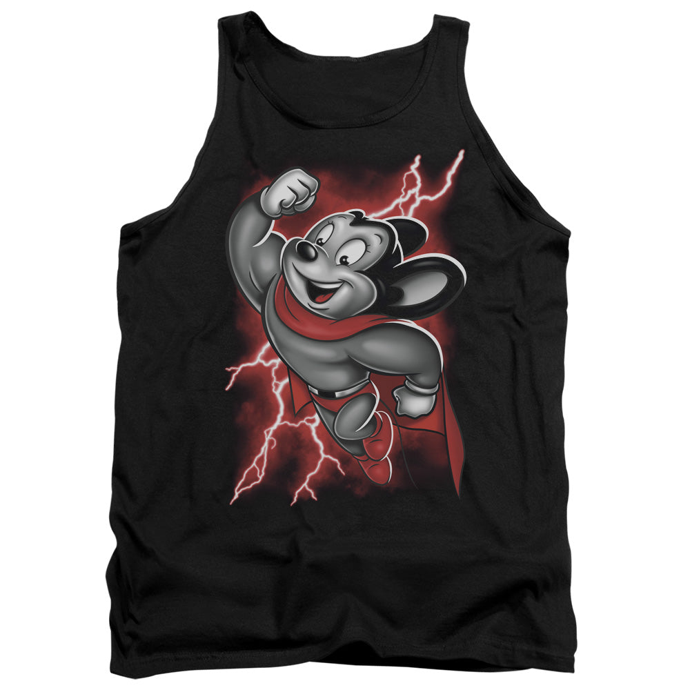 MIGHTY MOUSE : MIGHTY STORM ADULT TANK BLACK SM