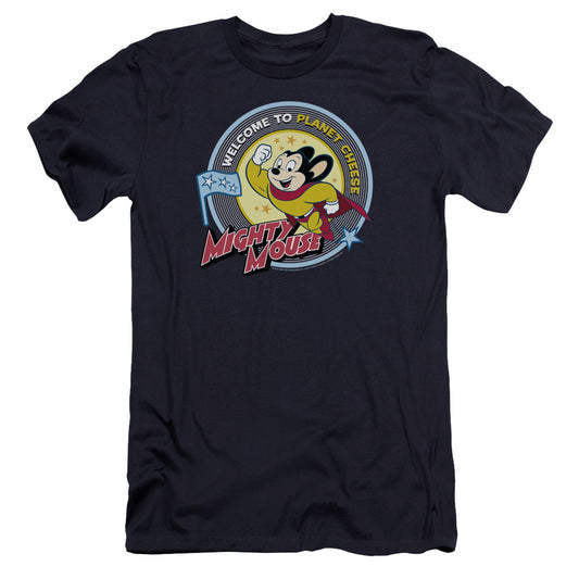 MIGHTY MOUSE : PLANET CHEESE PREMIUM CANVAS ADULT SLIM FIT 30\1 NAVY XL