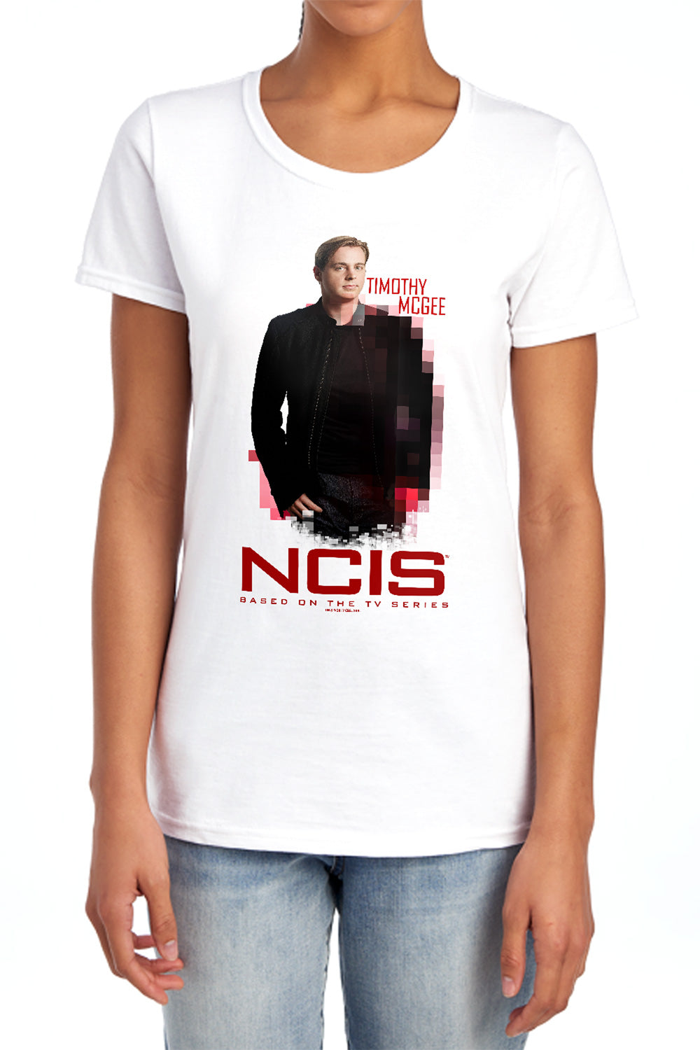 NCIS : PROBIE S\S WOMENS TEE WHITE 2X